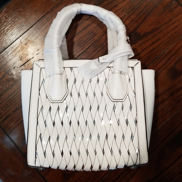 Michael Kors Mercer Studio Woven Leather Crossbody - Picture 6 of 6